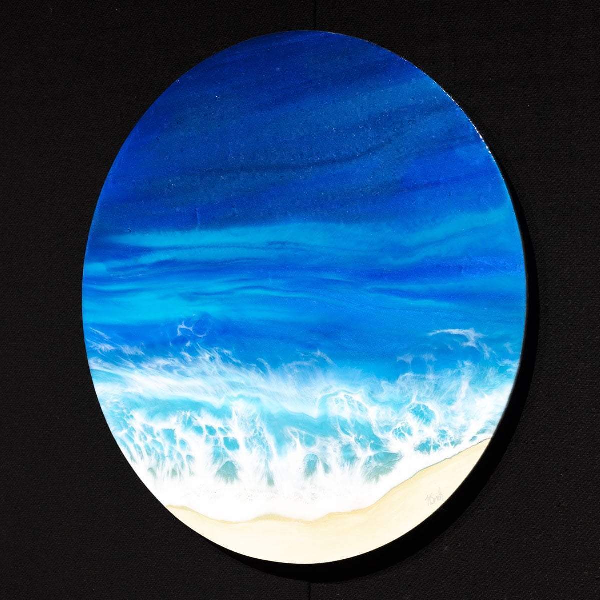 By The Sea - Original - SOLD by artist Michelle Smith - Wyecliffe Galleries