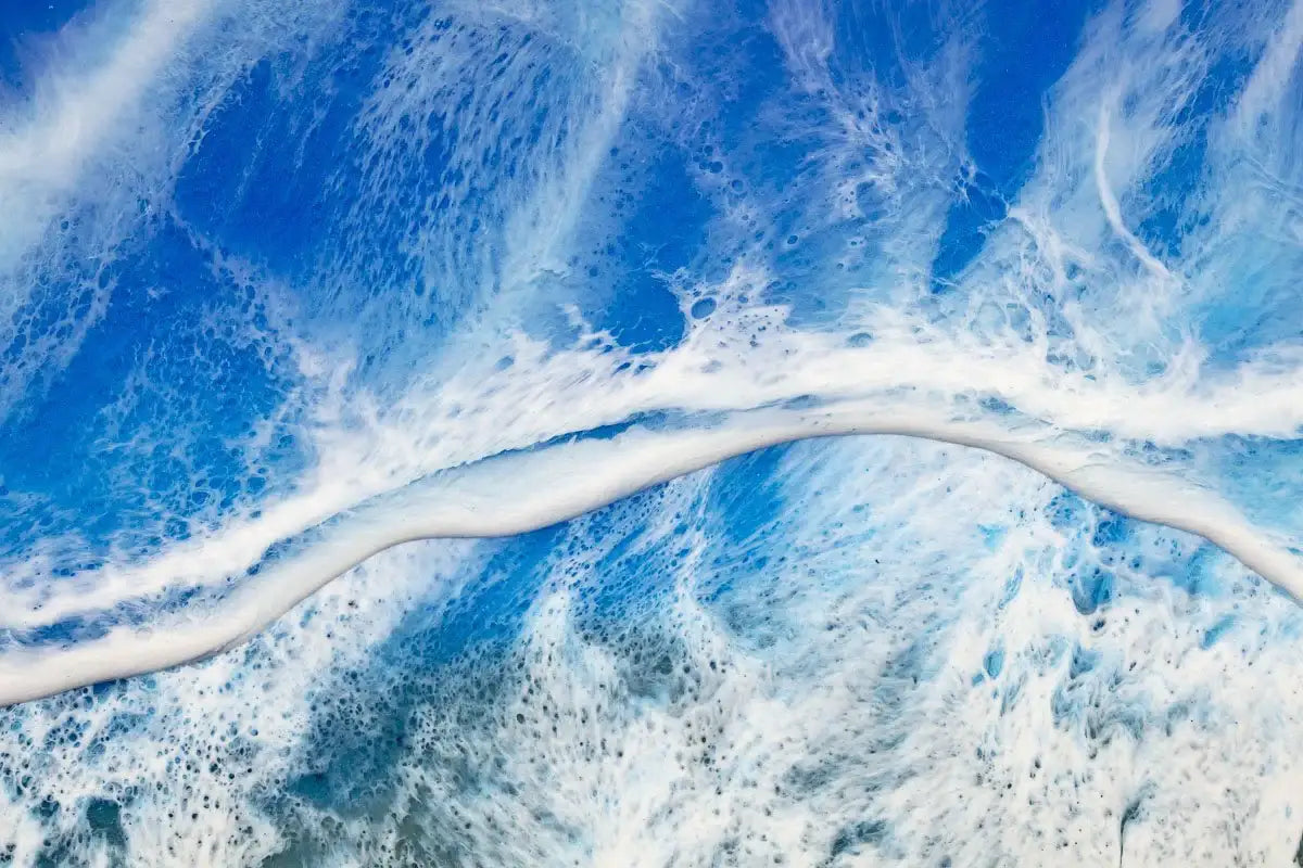 Deep Blue Sea - Original - SOLD by artist Michelle Smith - Wyecliffe Galleries