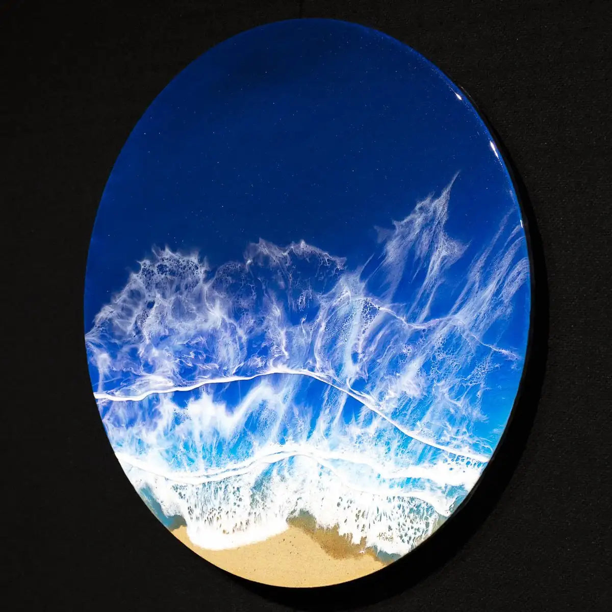 Deep Blue Sea - Original - SOLD by artist Michelle Smith - Wyecliffe Galleries