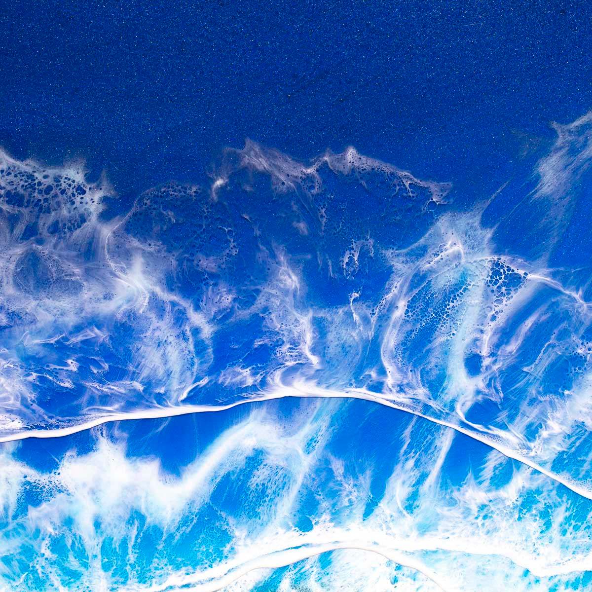 Deep Blue Sea - Original - SOLD by artist Michelle Smith - Wyecliffe Galleries