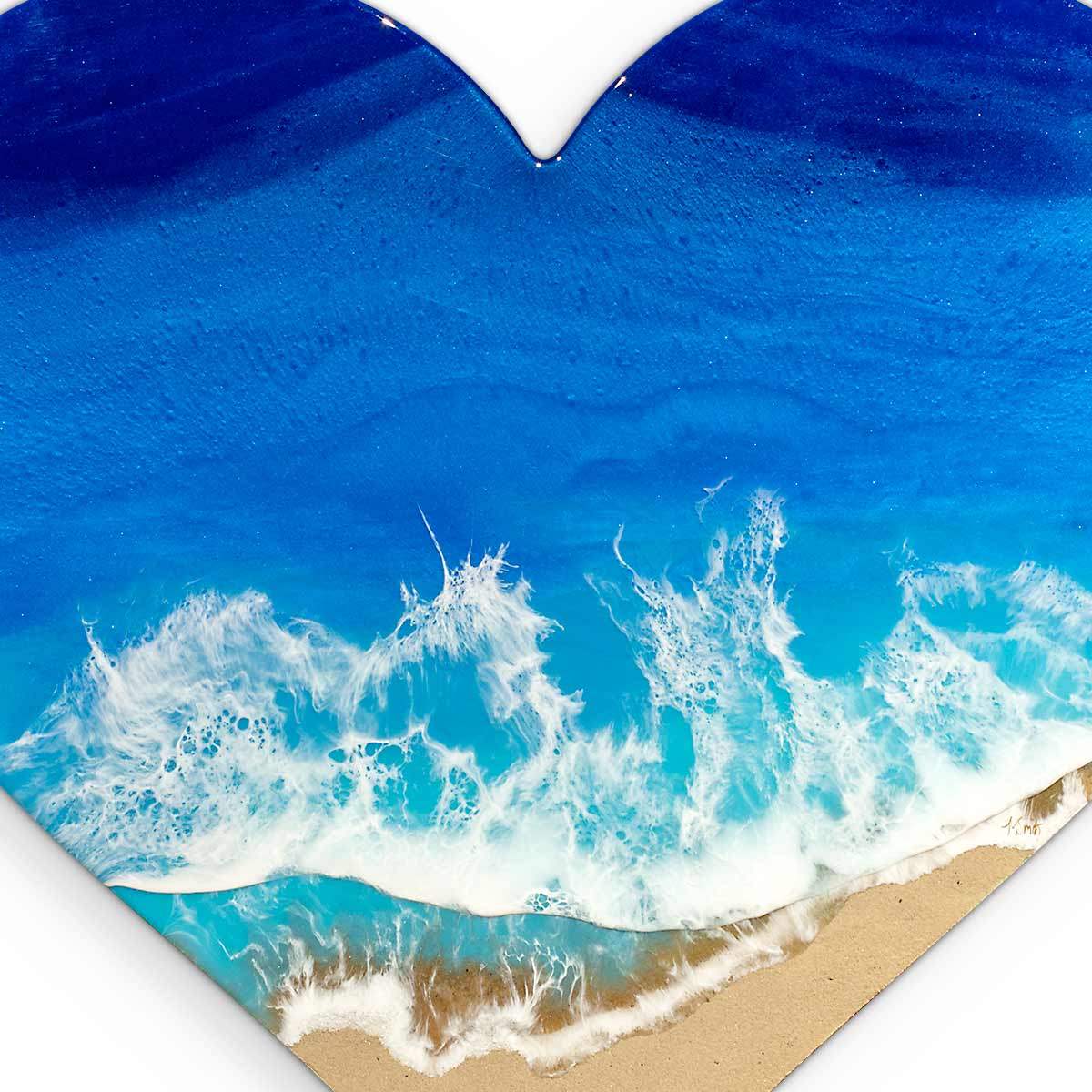 Heart of the Ocean - Original - SOLD by artist Michelle Smith - Wyecliffe Galleries