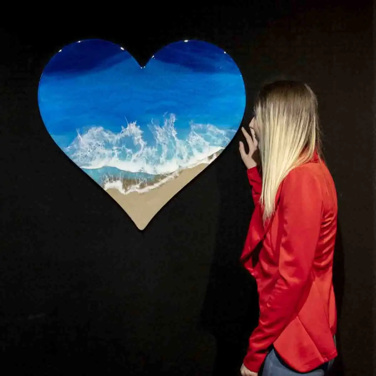 Heart of the Ocean - Original - SOLD by artist Michelle Smith - Wyecliffe Galleries