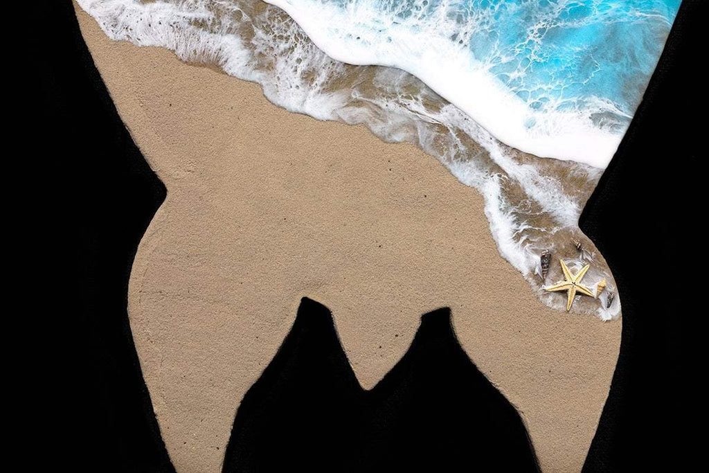 Into the Ocean - Original - SOLD by artist Michelle Smith - Wyecliffe Galleries