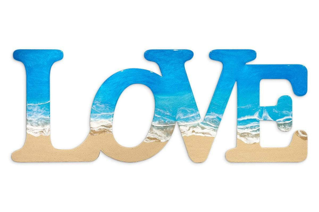 L.O.V.E - Original - SOLD by artist Michelle Smith - Wyecliffe Galleries