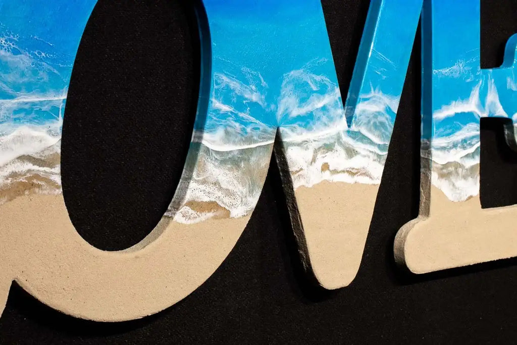 L.O.V.E - Original - SOLD by artist Michelle Smith - Wyecliffe Galleries