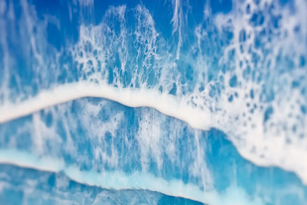 Love on the Beachfront - Original - SOLD by artist Michelle Smith - Wyecliffe Galleries