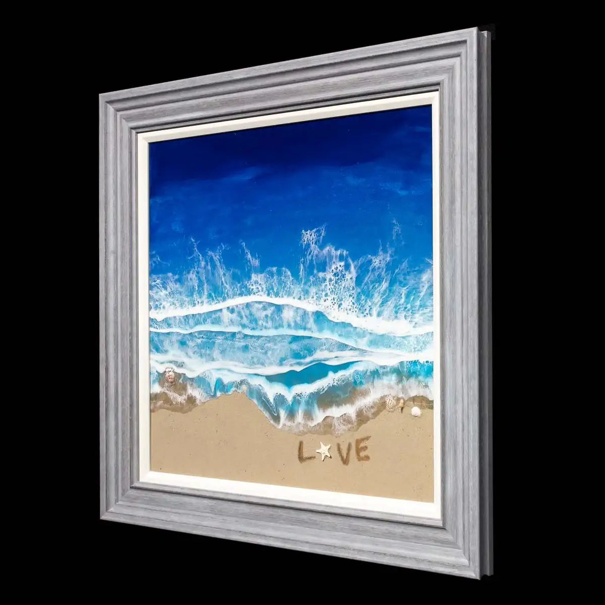 Love on the Beachfront - Original - SOLD by artist Michelle Smith - Wyecliffe Galleries