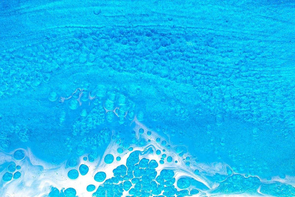 Ocean Blue - Original - SOLD by artist Michelle Smith - Wyecliffe Galleries