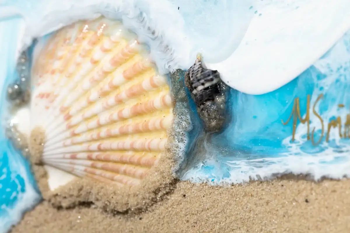 Gentle Waves - Original by artist Michelle Smith - Wyecliffe Galleries