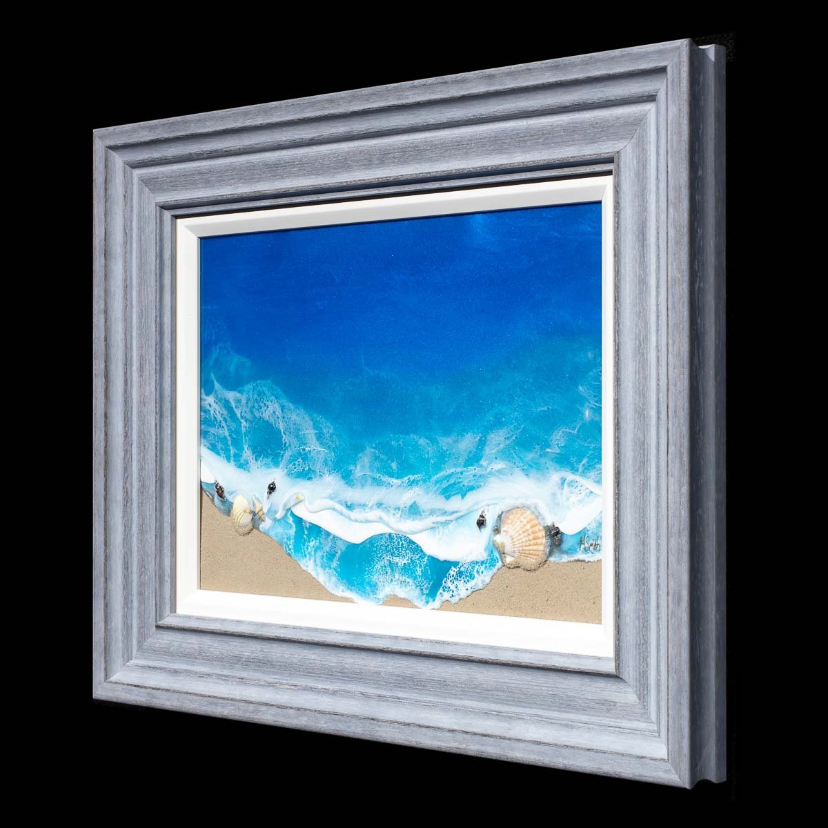 Ocean Blue - Original Michelle Smith Framed