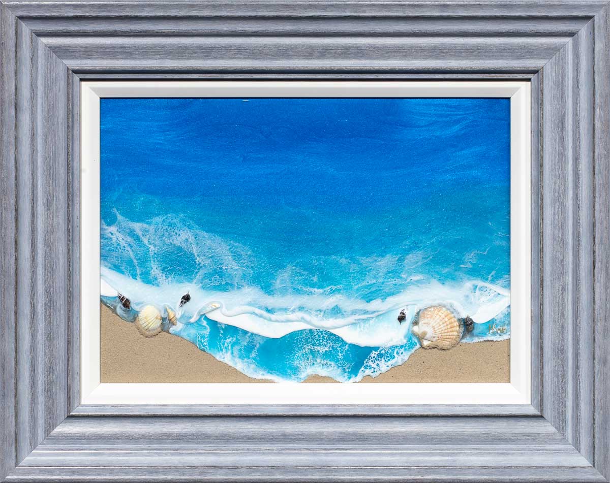 Ocean Blue - Original Michelle Smith Framed