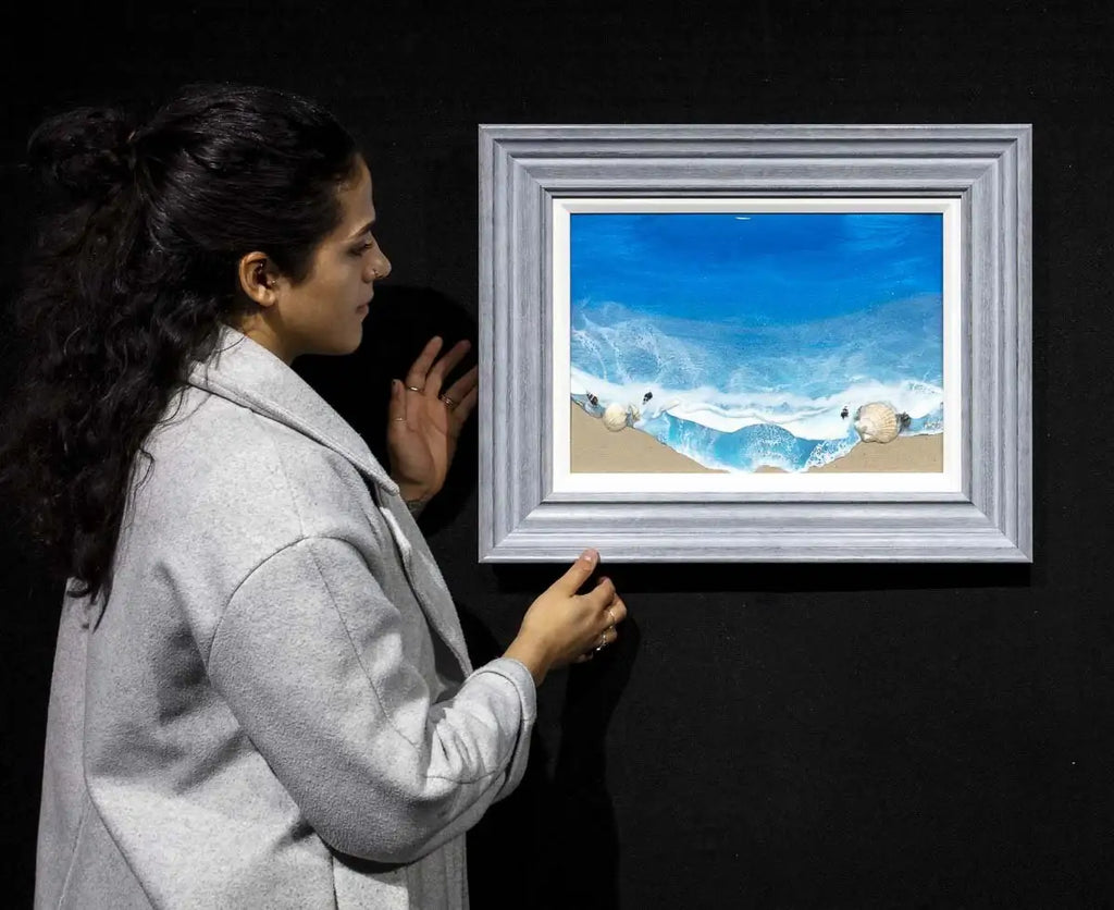 Gentle Waves - Original by artist Michelle Smith - Wyecliffe Galleries