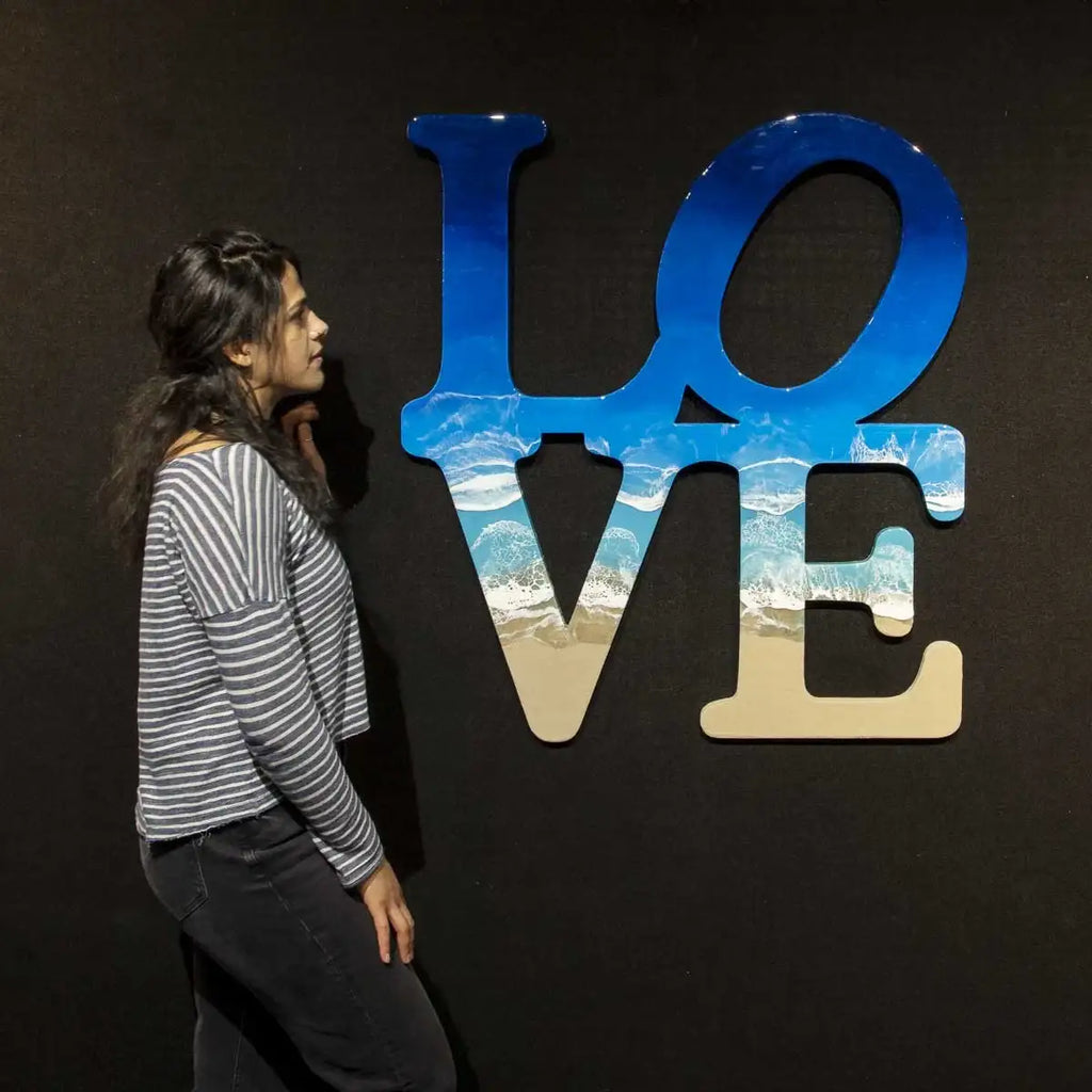 Ocean Love - Original - SOLD by artist Michelle Smith - Wyecliffe Galleries