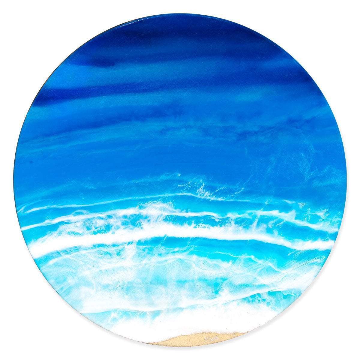 Rolling Waves - Original - SOLD by artist Michelle Smith - Wyecliffe Galleries