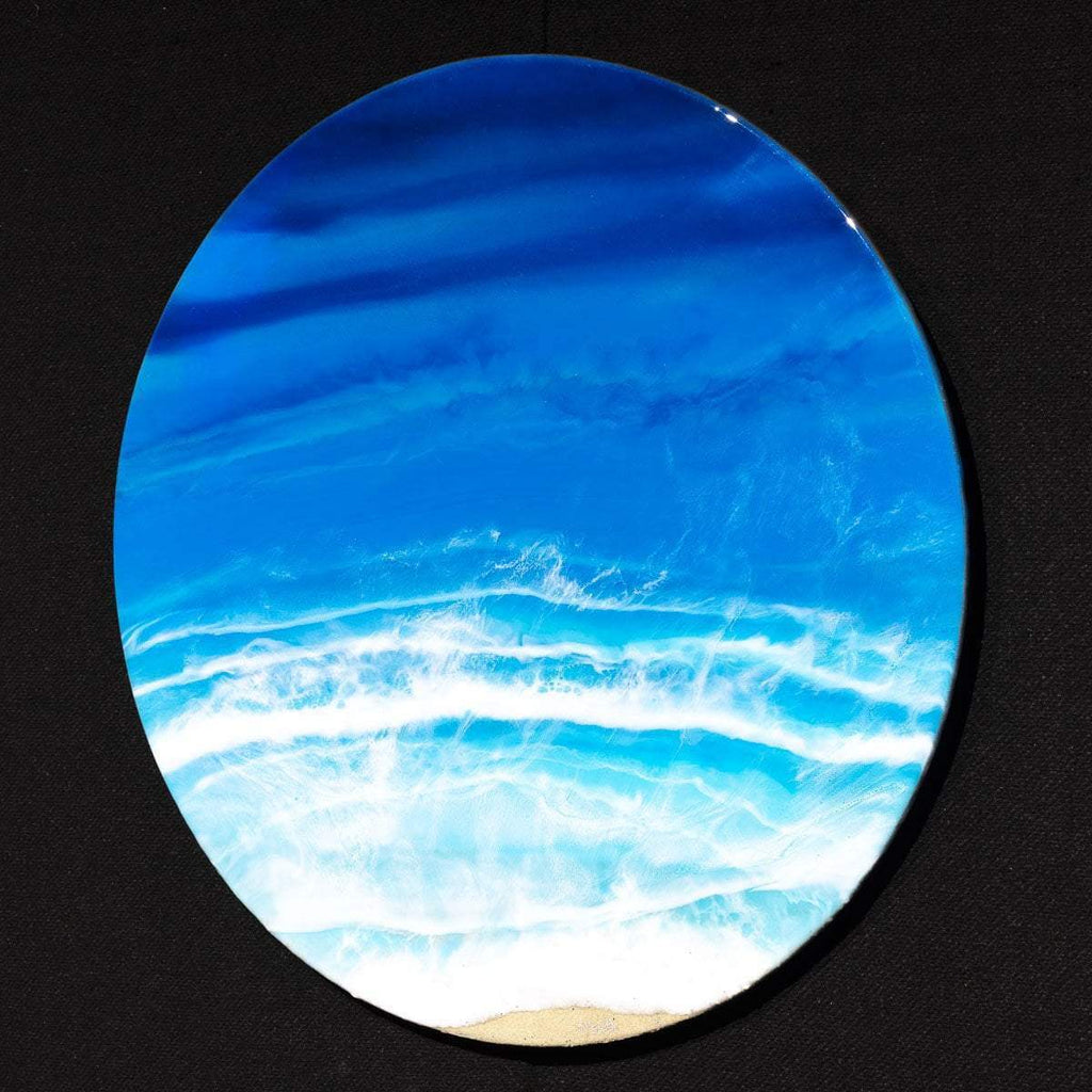 Rolling Waves - Original - SOLD by artist Michelle Smith - Wyecliffe Galleries