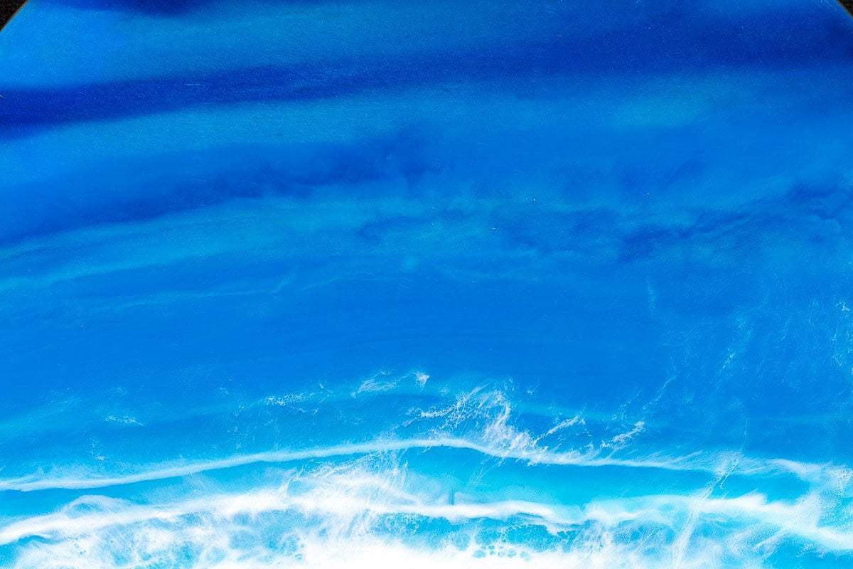 Rolling Waves - Original - SOLD by artist Michelle Smith - Wyecliffe Galleries