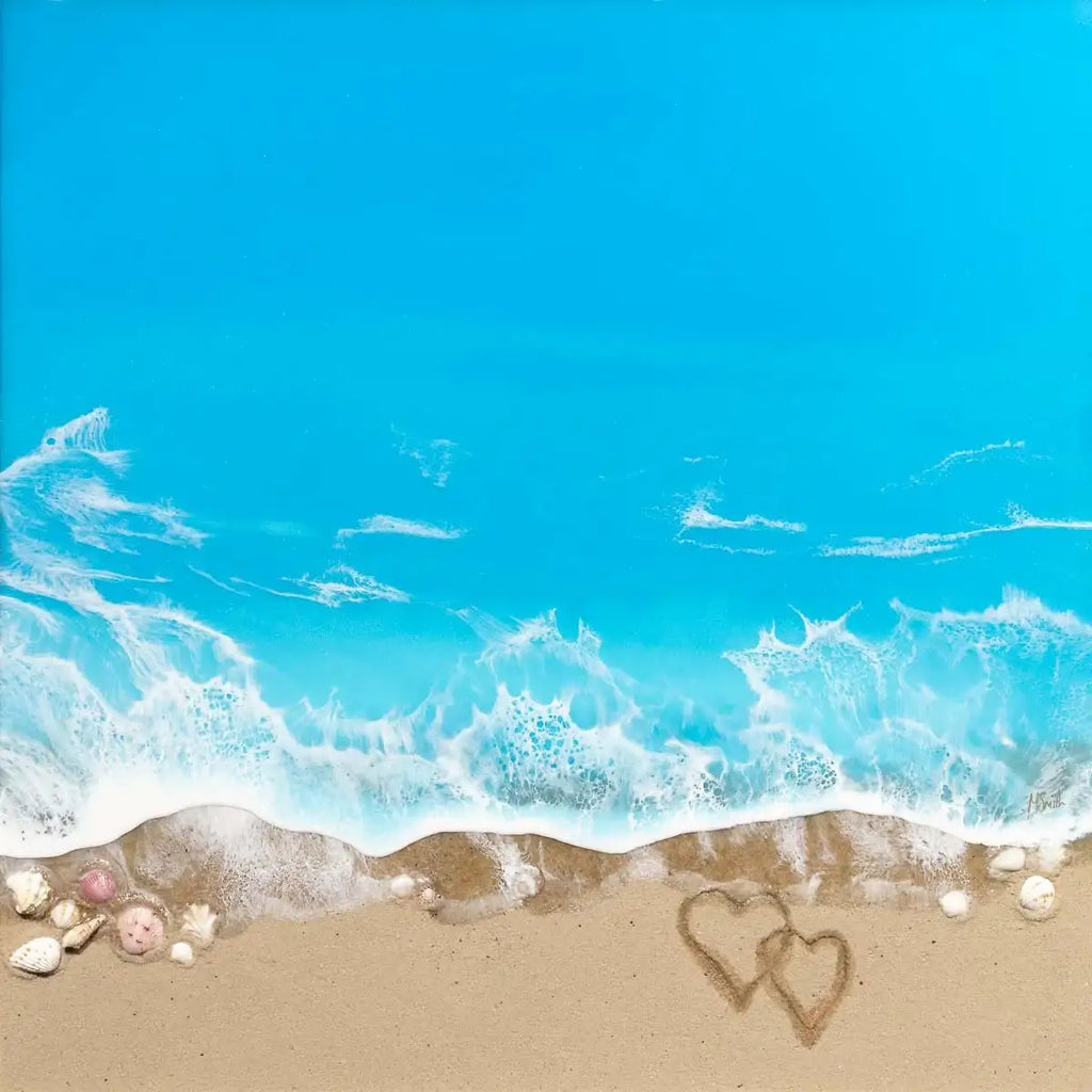 Seashells - Original - SOLD by artist Michelle Smith - Wyecliffe Galleries