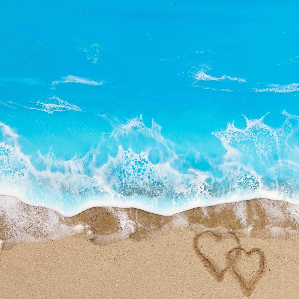 Seashells - Original - SOLD by artist Michelle Smith - Wyecliffe Galleries