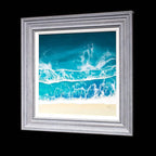 Turquoise Waves - Original - SOLD by artist Michelle Smith - Wyecliffe Galleries