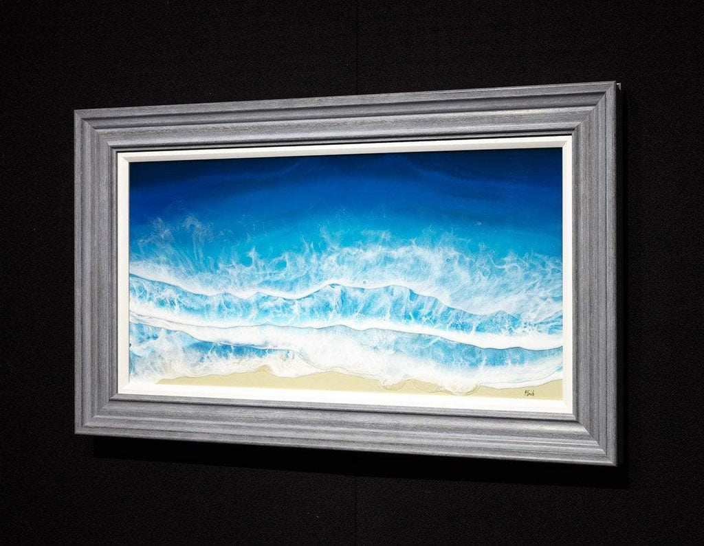 Watching the Waves - Original - SOLD by artist Michelle Smith - Wyecliffe Galleries