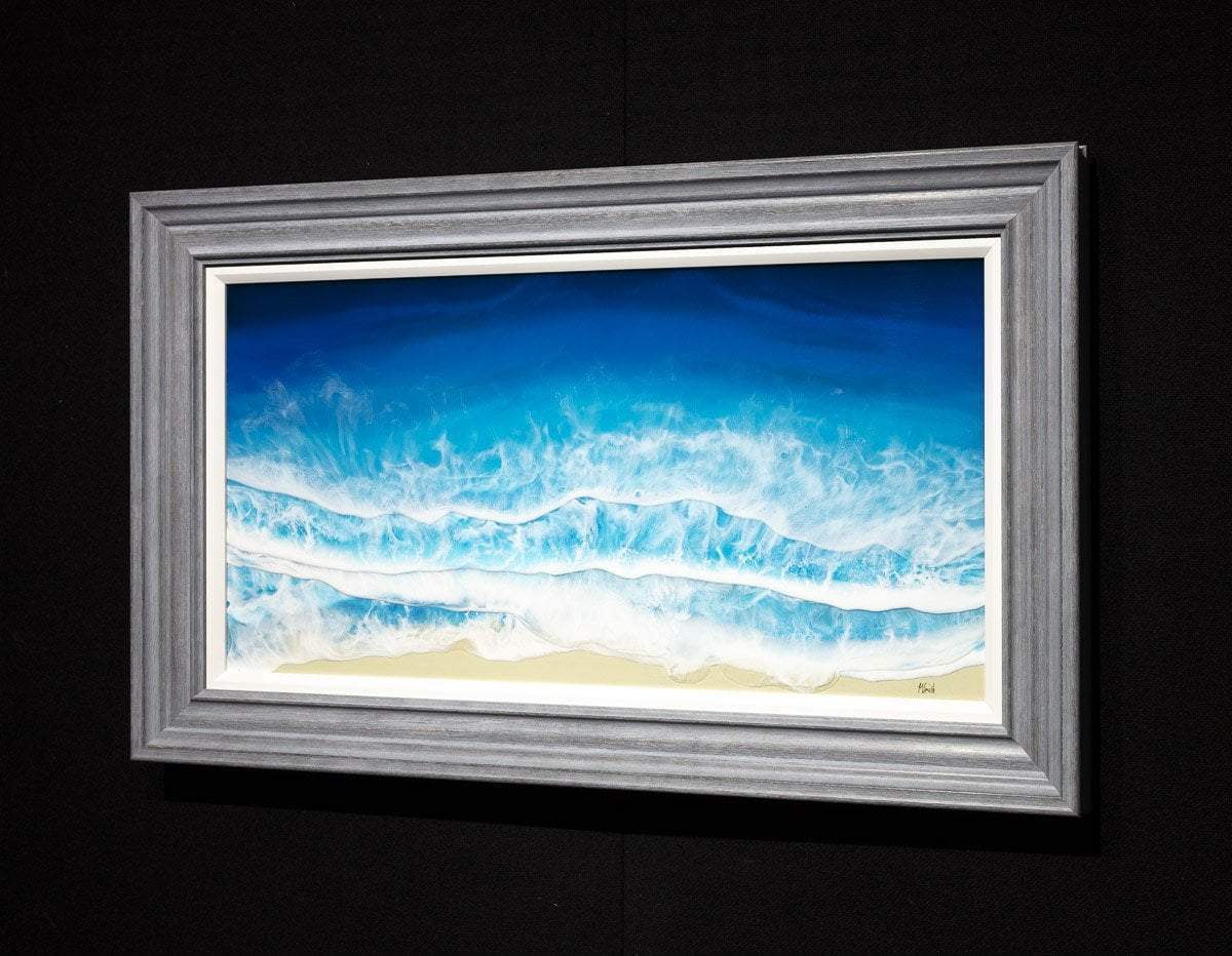 Watching the Waves - Original - SOLD by artist Michelle Smith - Wyecliffe Galleries