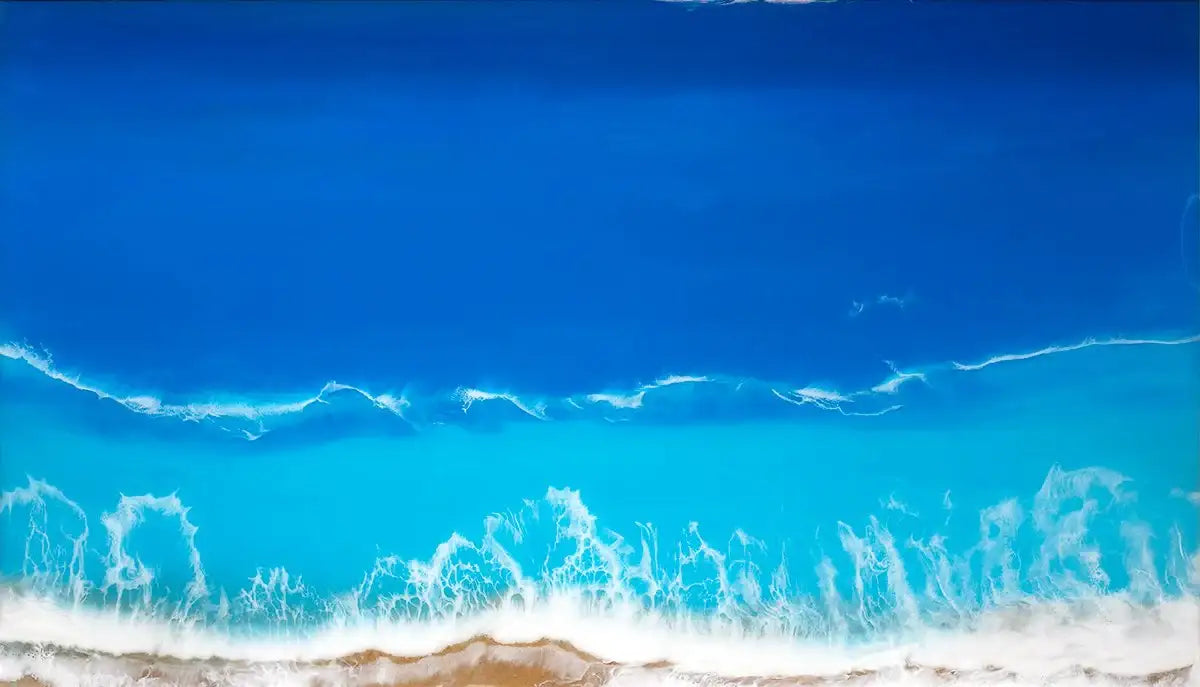 Waters Edge - Original - SOLD by artist Michelle Smith - Wyecliffe Galleries