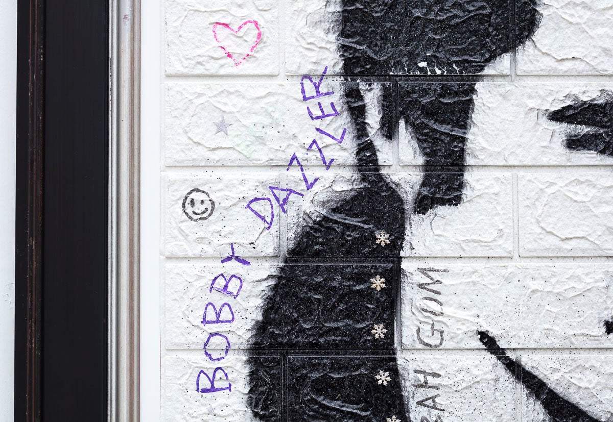 A Little Less Conversation - Original by artist Mr Malcontent - Wyecliffe Galleries