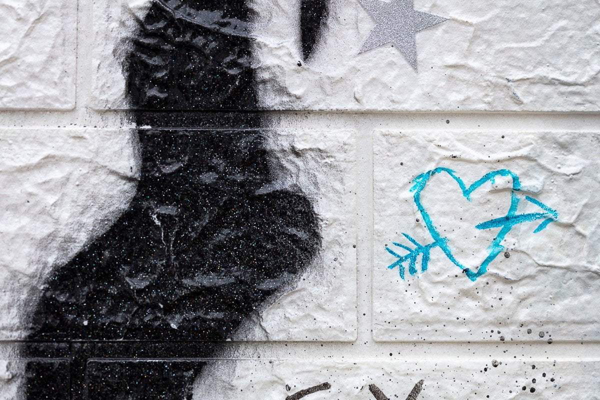 A Little Less Conversation - Original by artist Mr Malcontent - Wyecliffe Galleries