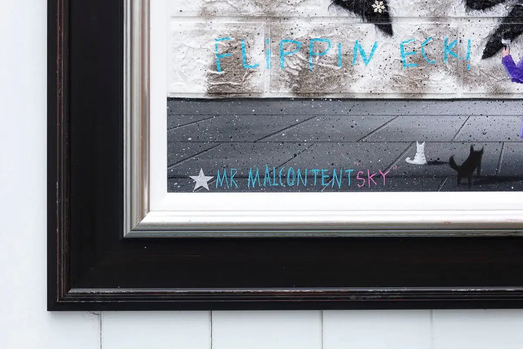 A Little Less Conversation - Original by artist Mr Malcontent - Wyecliffe Galleries