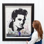 A Little Less Conversation - Original by artist Mr Malcontent - Wyecliffe Galleries