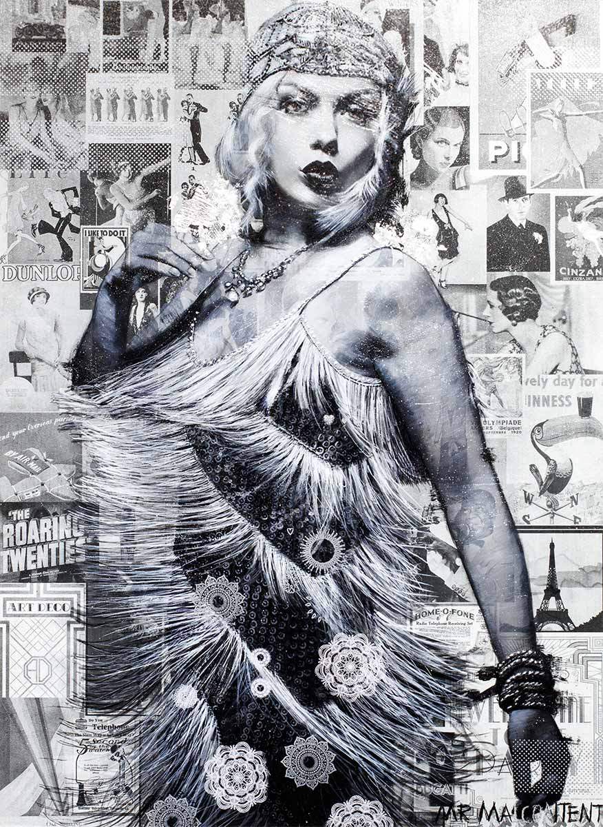 All That Jazz - Original - SOLD by artist Mr Malcontent - Wyecliffe Galleries