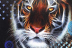 Amber Eyes - Original - SOLD by artist Mr Malcontent - Wyecliffe Galleries