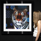 Amber Eyes - Original - SOLD by artist Mr Malcontent - Wyecliffe Galleries