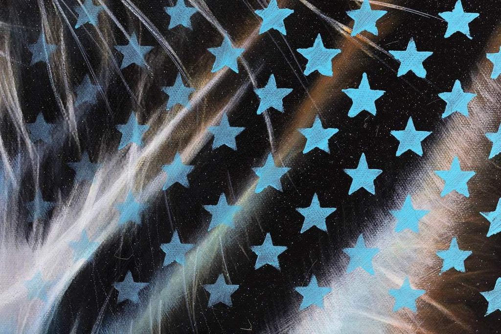 Amber Eyes - Original - SOLD by artist Mr Malcontent - Wyecliffe Galleries