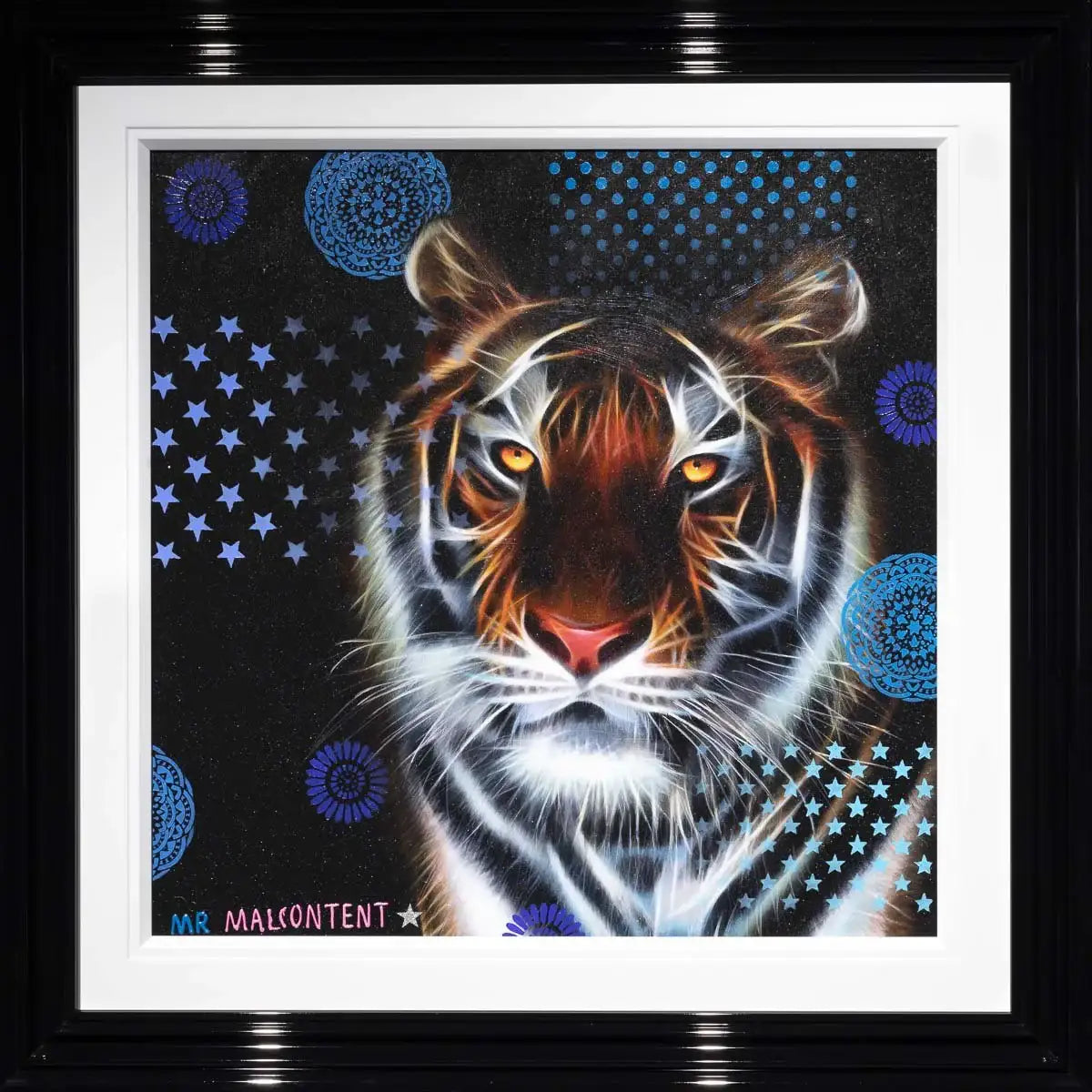 Amber Eyes - Original - SOLD by artist Mr Malcontent - Wyecliffe Galleries