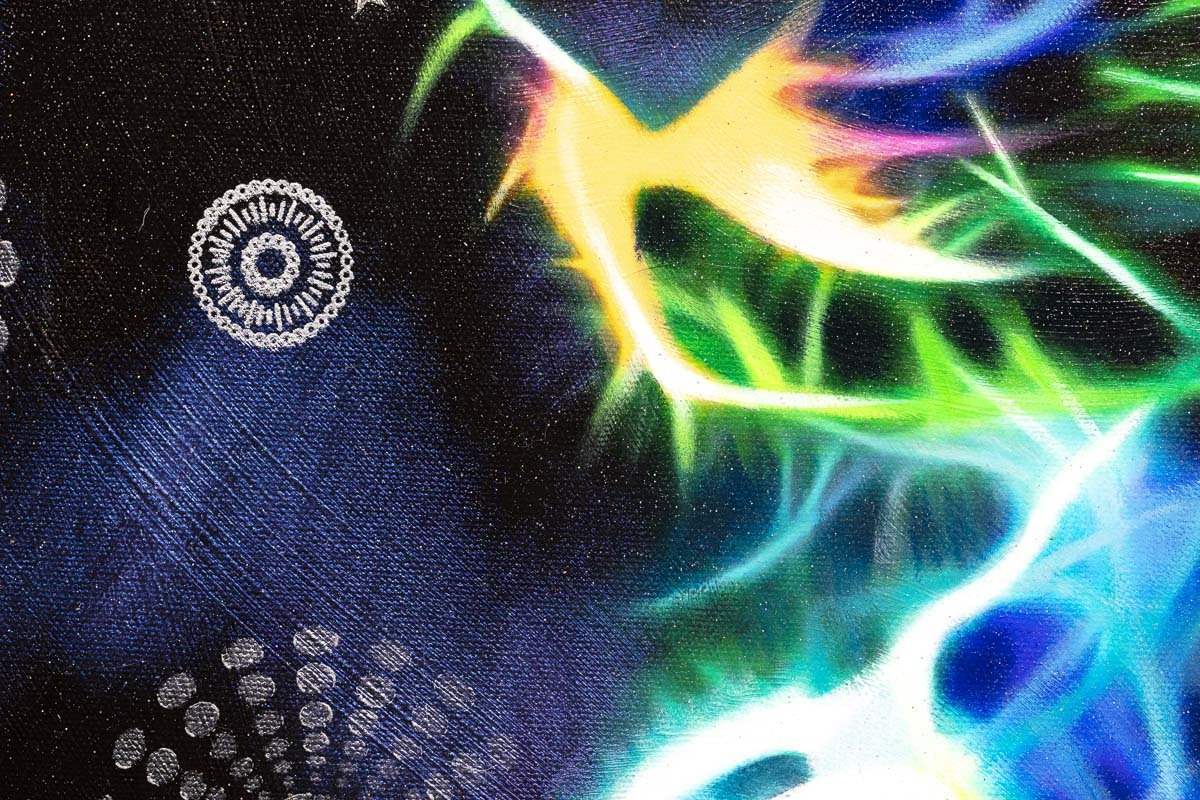 Argon - Original - SOLD by artist Mr Malcontent - Wyecliffe Galleries