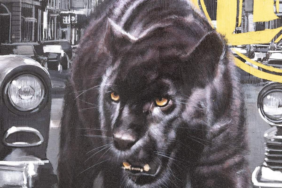 Black Panther - Original Mr Malcontent Framed
