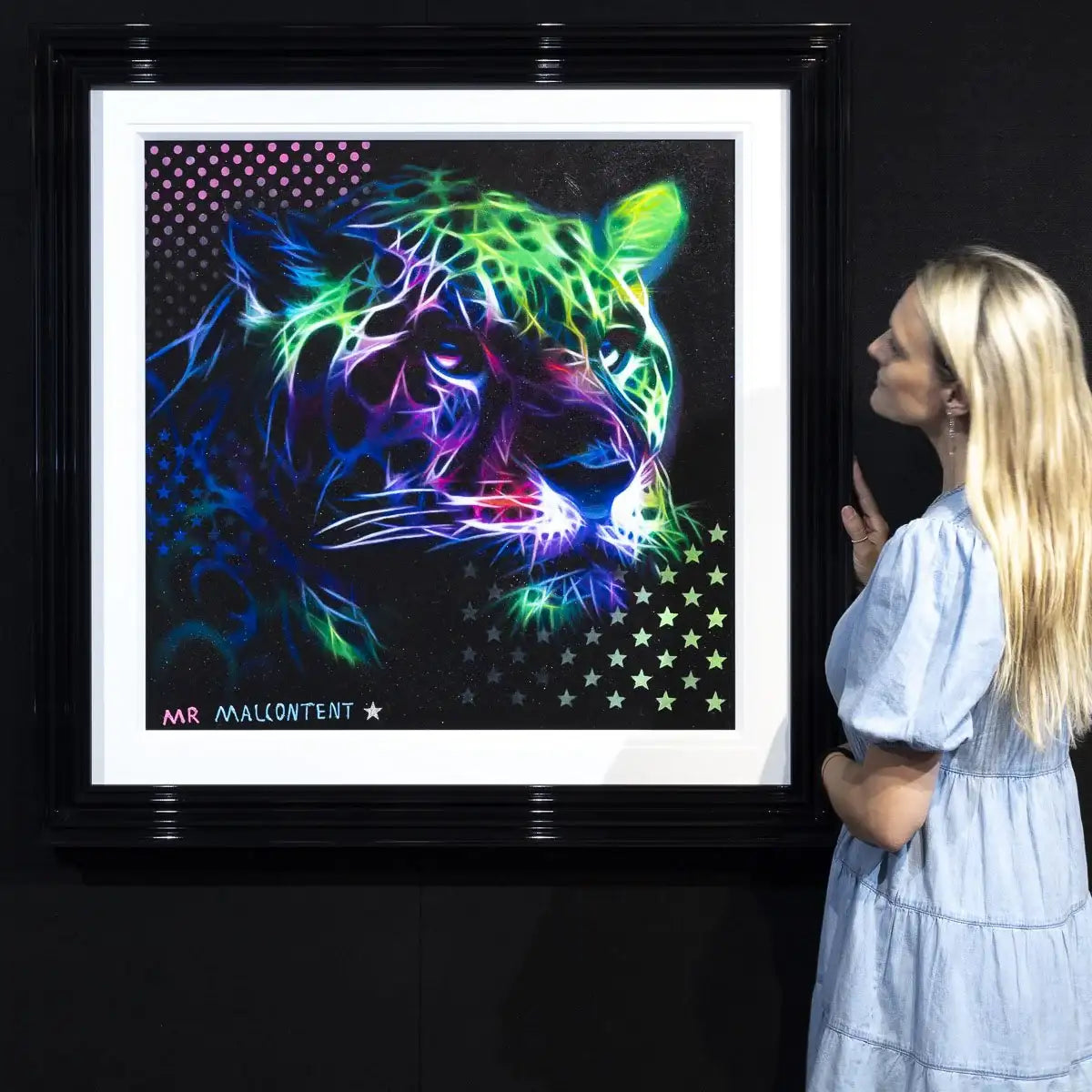 Blazing Stare - Original - SOLD by artist Mr Malcontent - Wyecliffe Galleries