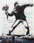 Blooming Love - Original - SOLD by artist Mr Malcontent - Wyecliffe Galleries