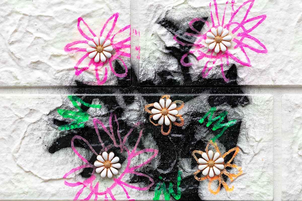 Blooming Love - Original - SOLD by artist Mr Malcontent - Wyecliffe Galleries