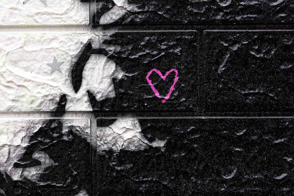 Blooming Love - Original - SOLD by artist Mr Malcontent - Wyecliffe Galleries