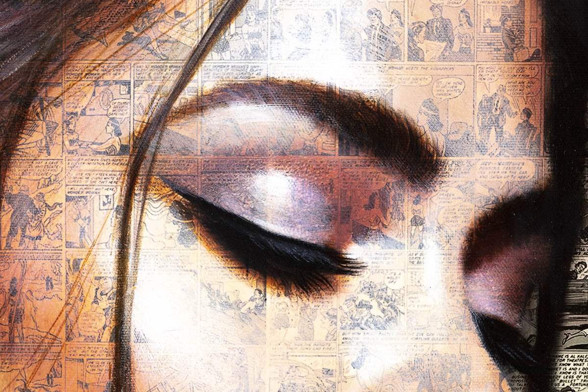 Boho Beauty - Original - SOLD by artist Mr Malcontent - Wyecliffe Galleries