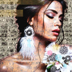 Boho Beauty - Original - SOLD by artist Mr Malcontent - Wyecliffe Galleries