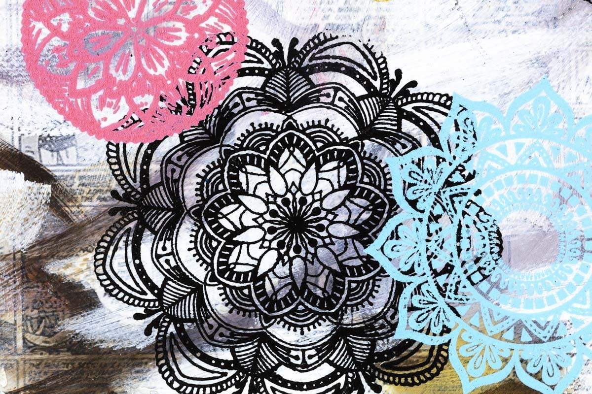 Boho Beauty - Original - SOLD by artist Mr Malcontent - Wyecliffe Galleries