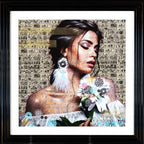 Boho Beauty - Original - SOLD by artist Mr Malcontent - Wyecliffe Galleries