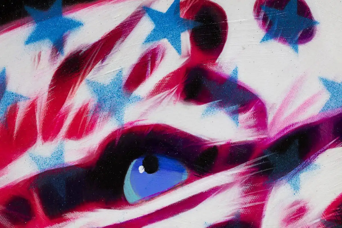 Champion - Original - SOLD by artist Mr Malcontent - Wyecliffe Galleries