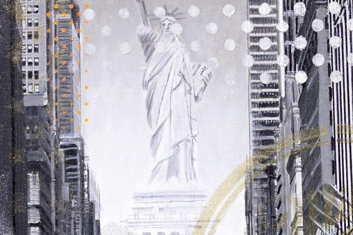 City Cat - Original - SOLD by artist Mr Malcontent - Wyecliffe Galleries