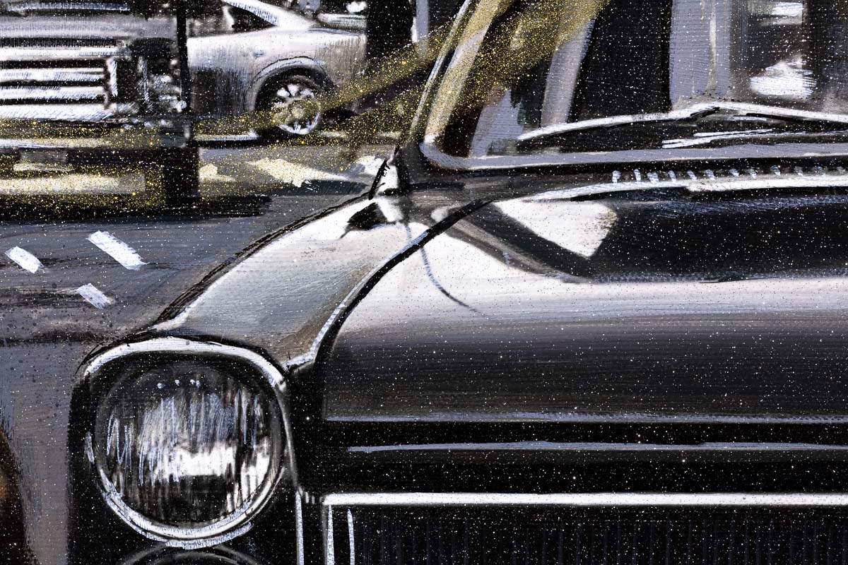 City Cat - Original - SOLD by artist Mr Malcontent - Wyecliffe Galleries