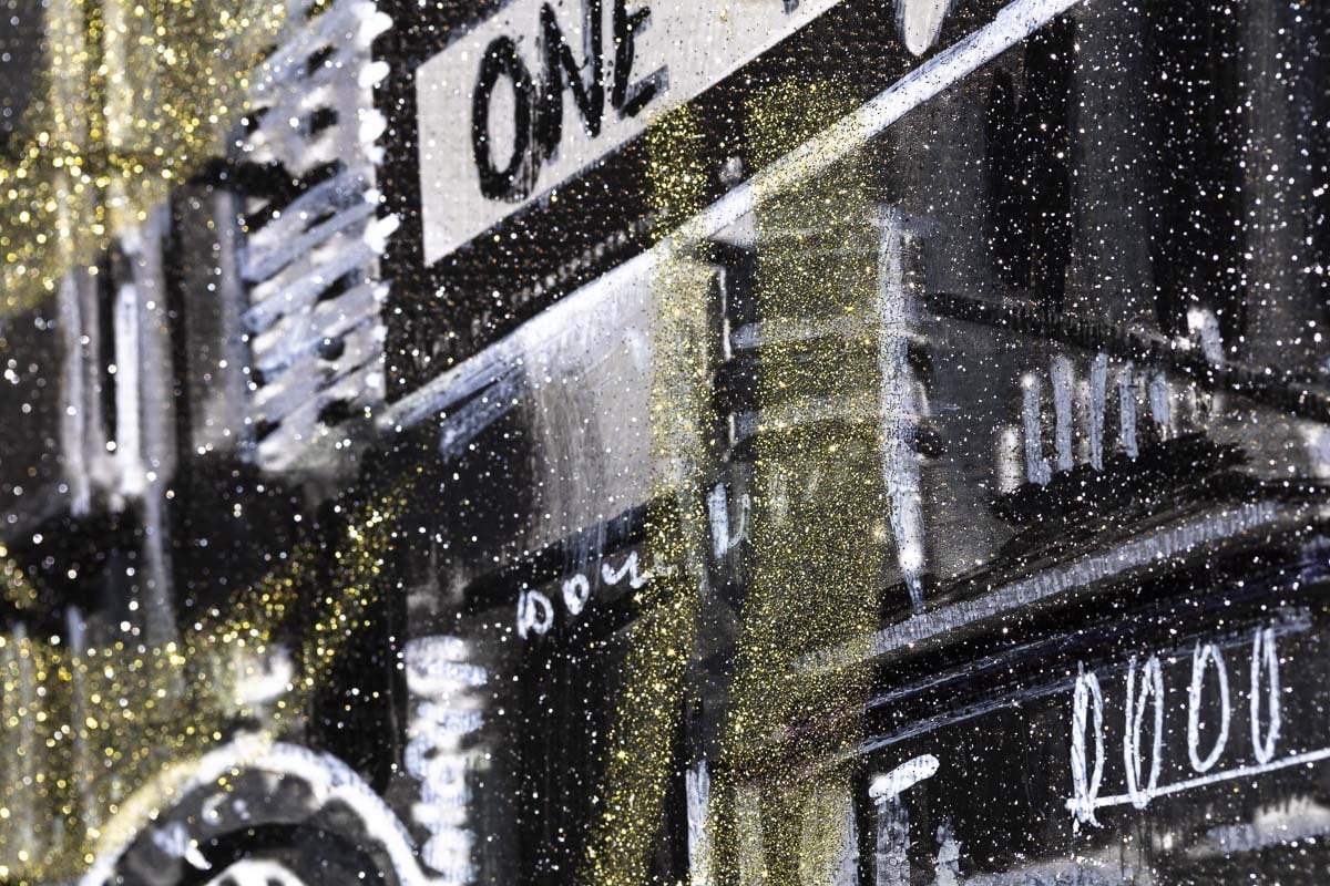 City Cat - Original - SOLD by artist Mr Malcontent - Wyecliffe Galleries