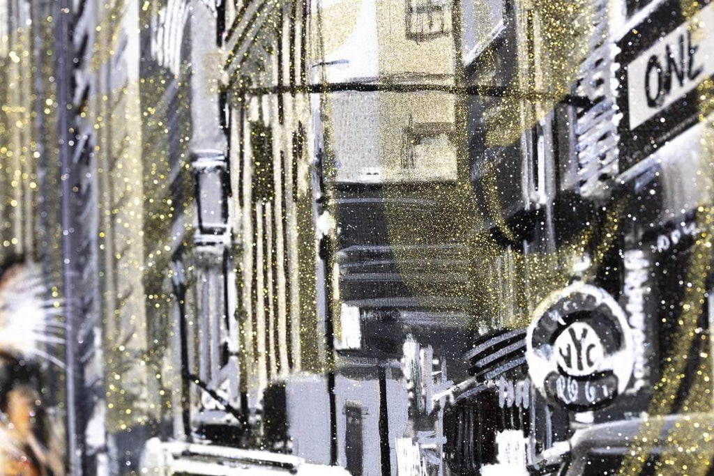 City Cat - Original - SOLD by artist Mr Malcontent - Wyecliffe Galleries